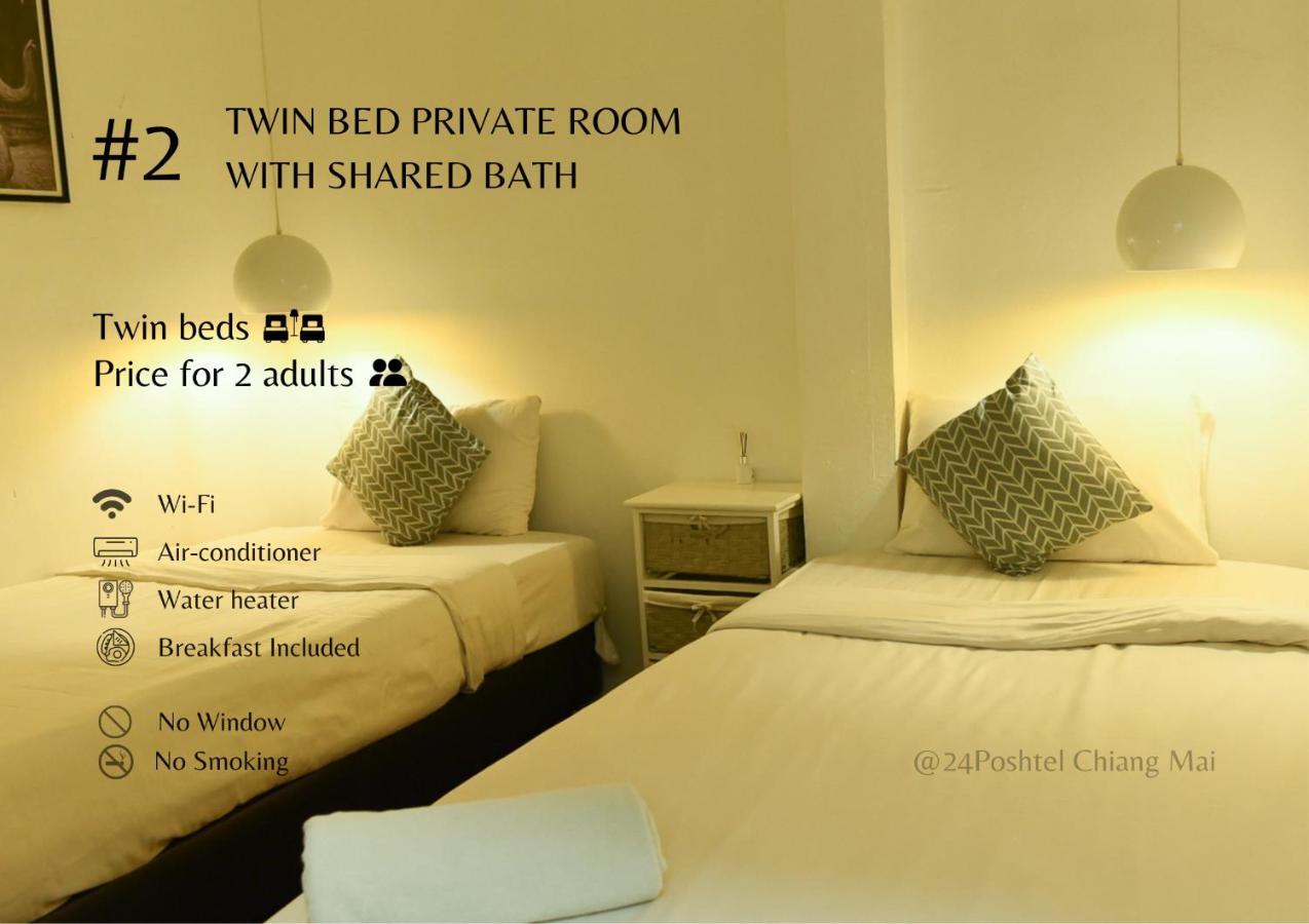 Hostel 24 Poshtel Chiangmai Čiang Mai Exteriér fotografie